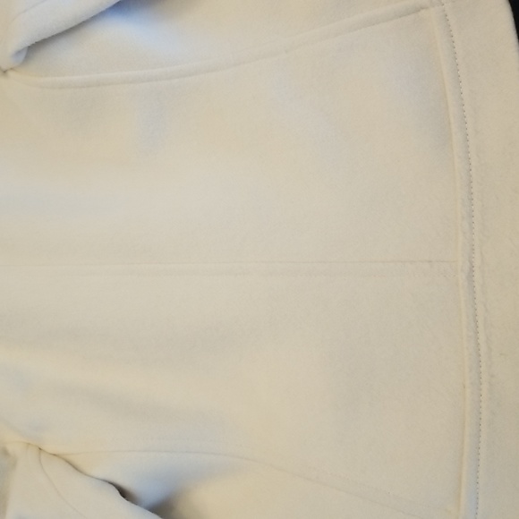 J. Crew Wool Black and White Cropped Pea Coat by Nello Gori, Size 6, $127 - Picture 5 of 13